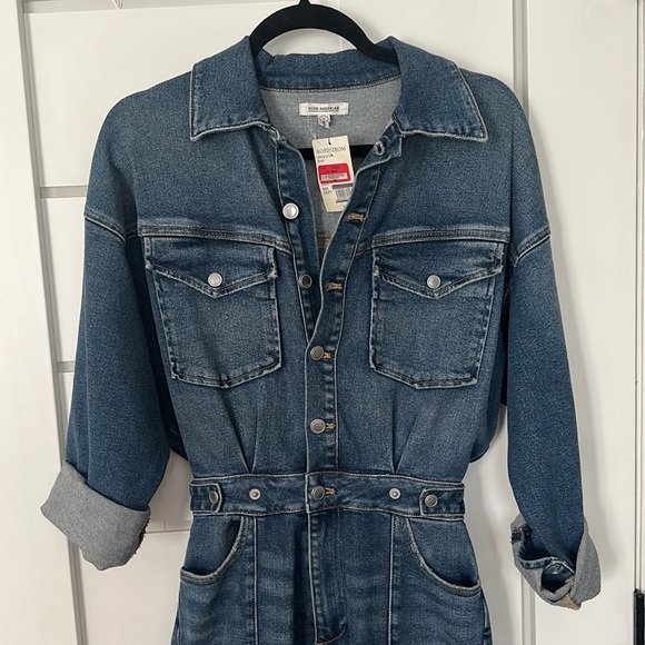 Good American denim jumpsuit 1 - Picture 2 of 4